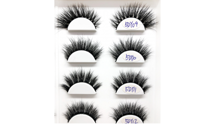 5D Real Mink Eyelashes Y09-Y12