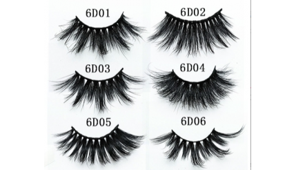 25mm 6D Real Mink Eyelashes 01-06