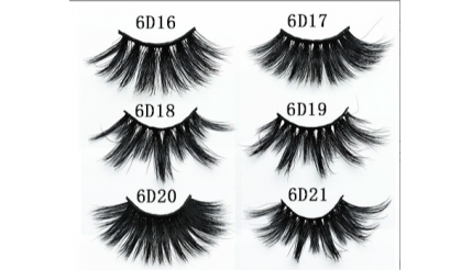25mm 6D Real Mink Eyelashes 16-21
