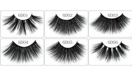 25mm 6D Faux Mink Eyelashes 01-06