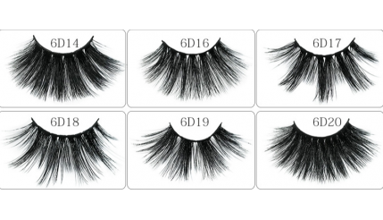 25mm 6D Faux Mink Eyelashes 14-20