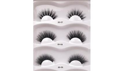8D Silk Eyelashes 57-59