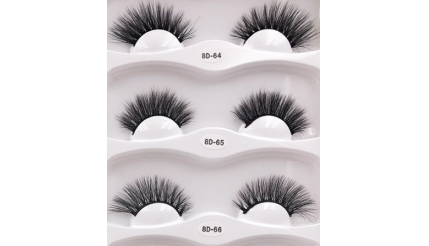 8D Silk Eyelashes 64-66
