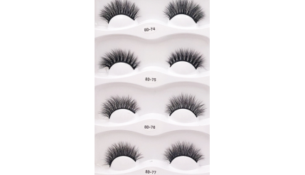 8D Silk Eyelashes 74-77