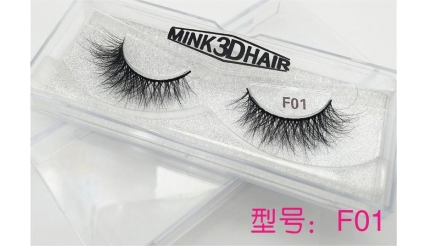 Hot Sell 3D Real Mink Lahses F01