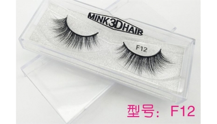 Hot Sell 3D Real Mink Lahses F12