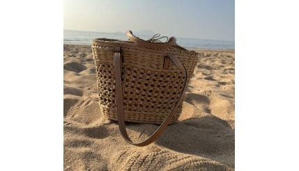 Large Straw Bags For Women Straw Travel Beach Totes Bag Woven Summer Tote Handmade Shoulder Bag 