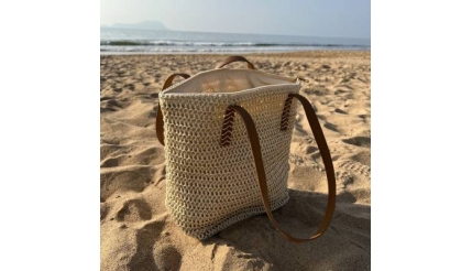 Lightweight Straw Bag, Straw Beach Bag for Women, Large Woven Summer Tote Handbag Shoulder Bag for O