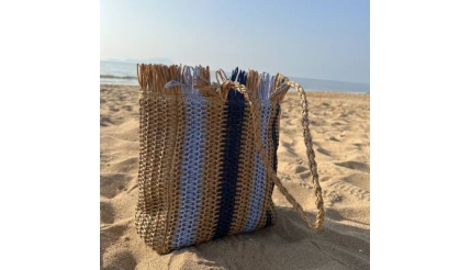 Women Straw Bag Fashionable Beach Tote Bag Cozy Summer Handbag Women Straw Beach Bag Women