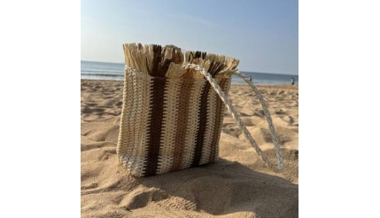 Women Straw Bag Fashionable Beach Tote Bag Cozy Summer Handbag Women Straw Beach Bag Women